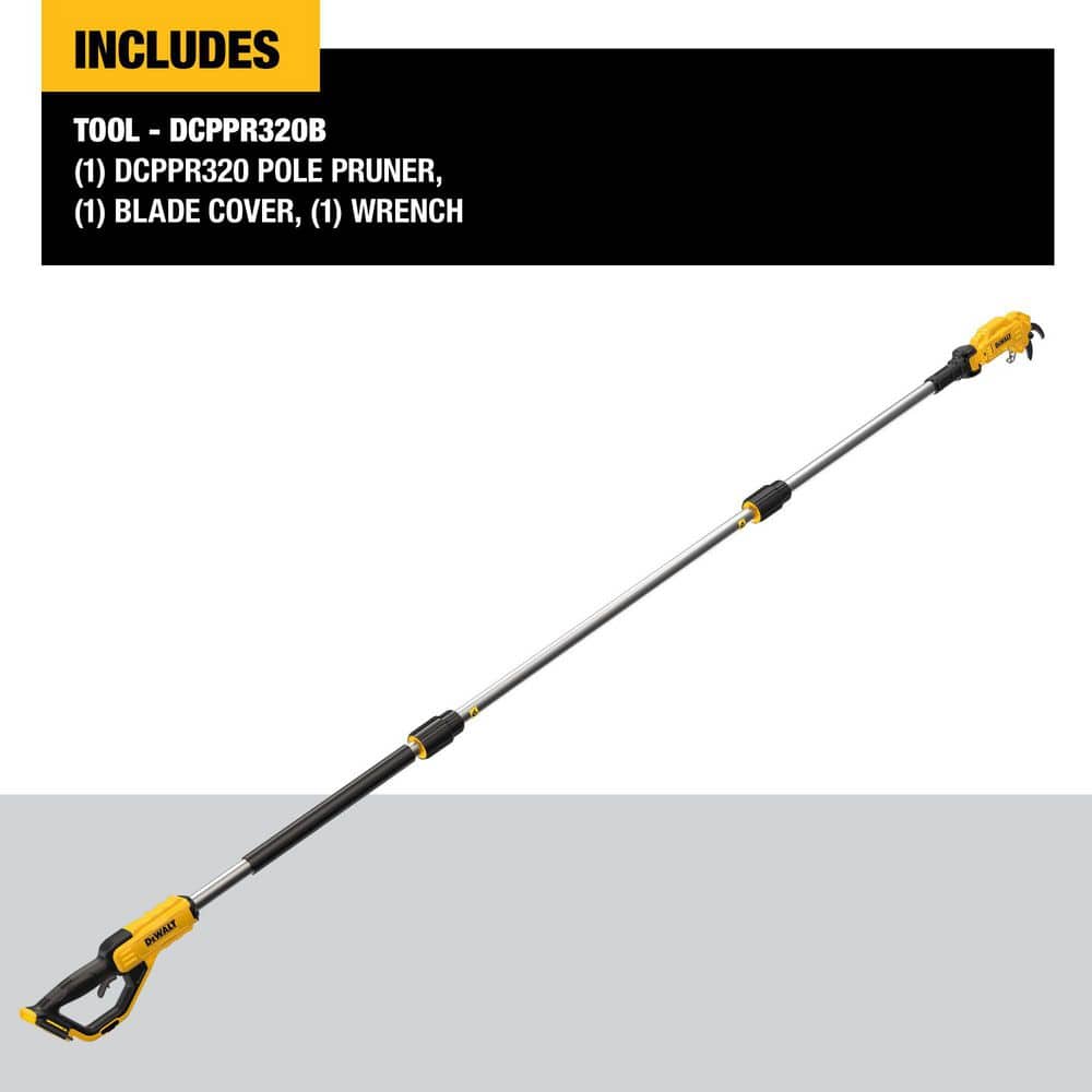 DEWALT 20V MAX Cordless Battery Powered Pole Pruner (Tool Only) DCPPR320B
