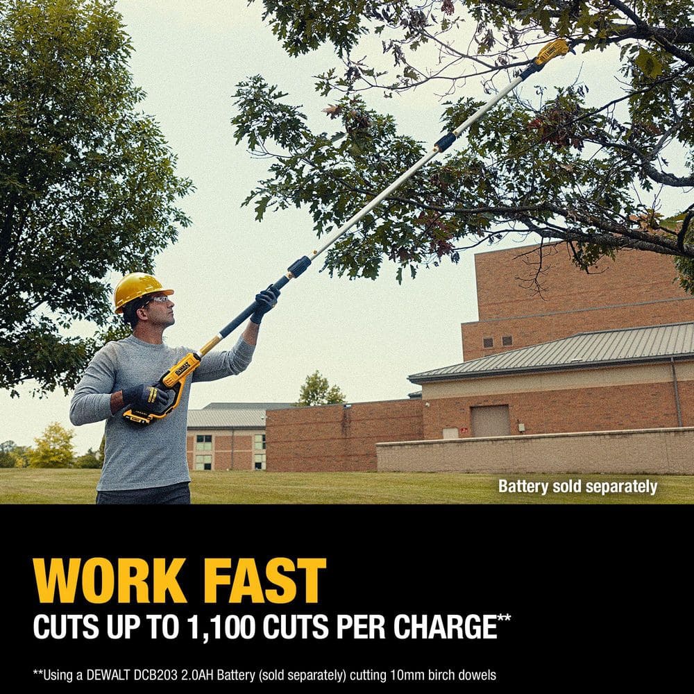 DEWALT 20V MAX Cordless Battery Powered Pole Pruner (Tool Only) DCPPR320B