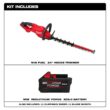 Milwaukee M18 FUEL 18V 24 in. Brushless Cordless Battery Powered Hedge Trimmer with (1) 6.0 Ah FORGE Battery 3033-20-48-11-1861