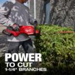 Milwaukee M18 FUEL 18V 24 in. Brushless Cordless Battery Powered Hedge Trimmer with (1) 6.0 Ah FORGE Battery 3033-20-48-11-1861