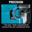 Makita 18V LXT Lithium-Ion 16-Gauge Cordless 2-1/2 in. Straight Finish Nailer (Tool Only) XNB02Z
