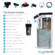 Aquasure Harmony Lite All-in-One 34,000 Grains Whole House Water Softener with Pleated Sediment Pre-Filter System (Pre-Filter + Fine Mesh Resin)