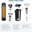 Aquasure Harmony Series 30,000 Grains Whole House Water Softener with High Performance Automatic Digital Metered Control Head | Reduces Hardness and Improves Water Quality | for 1-2 bathrooms