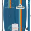 Retrospec Weekender Inflatable Stand Up Paddle Board Includes Paddle, Pump, and Accessories 10’6” Lightweight iSUP, Puncture Resistant Inflatable Paddle Board for Adults