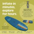 Retrospec Weekender Inflatable Stand Up Paddle Board Includes Paddle, Pump, and Accessories 10’6” Lightweight iSUP, Puncture Resistant Inflatable Paddle Board for Adults