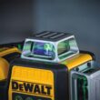DEWALT 12V MAX Lithium-Ion 100 ft. Green Self-Leveling 3-Beam 360 Degree Laser Level with 2.0Ah Battery, Charger and Case DW089LG