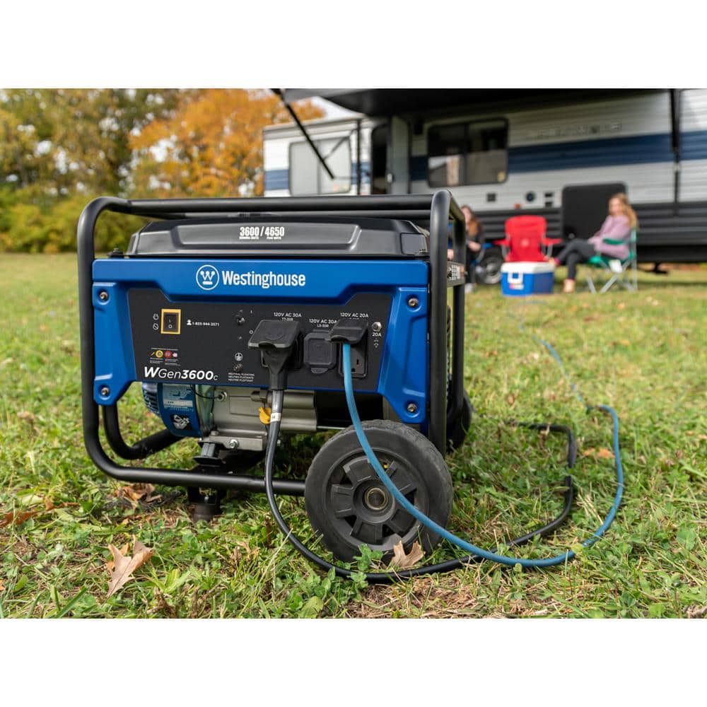 Westinghouse 4,650/3,600-Watt Gas Powered Portable Generator with Recoil Start WGen3600c Westinghouse 4,650/3,600-Watt Gas Powered Portable Generator with Recoil Start WGen3600c