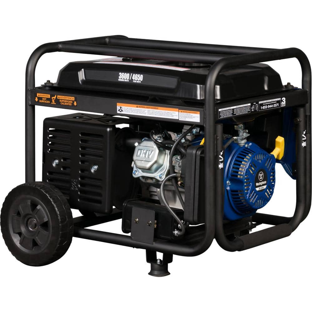 Westinghouse 4,650/3,600-Watt Gas Powered Portable Generator with Recoil Start WGen3600c Westinghouse 4,650/3,600-Watt Gas Powered Portable Generator with Recoil Start WGen3600c