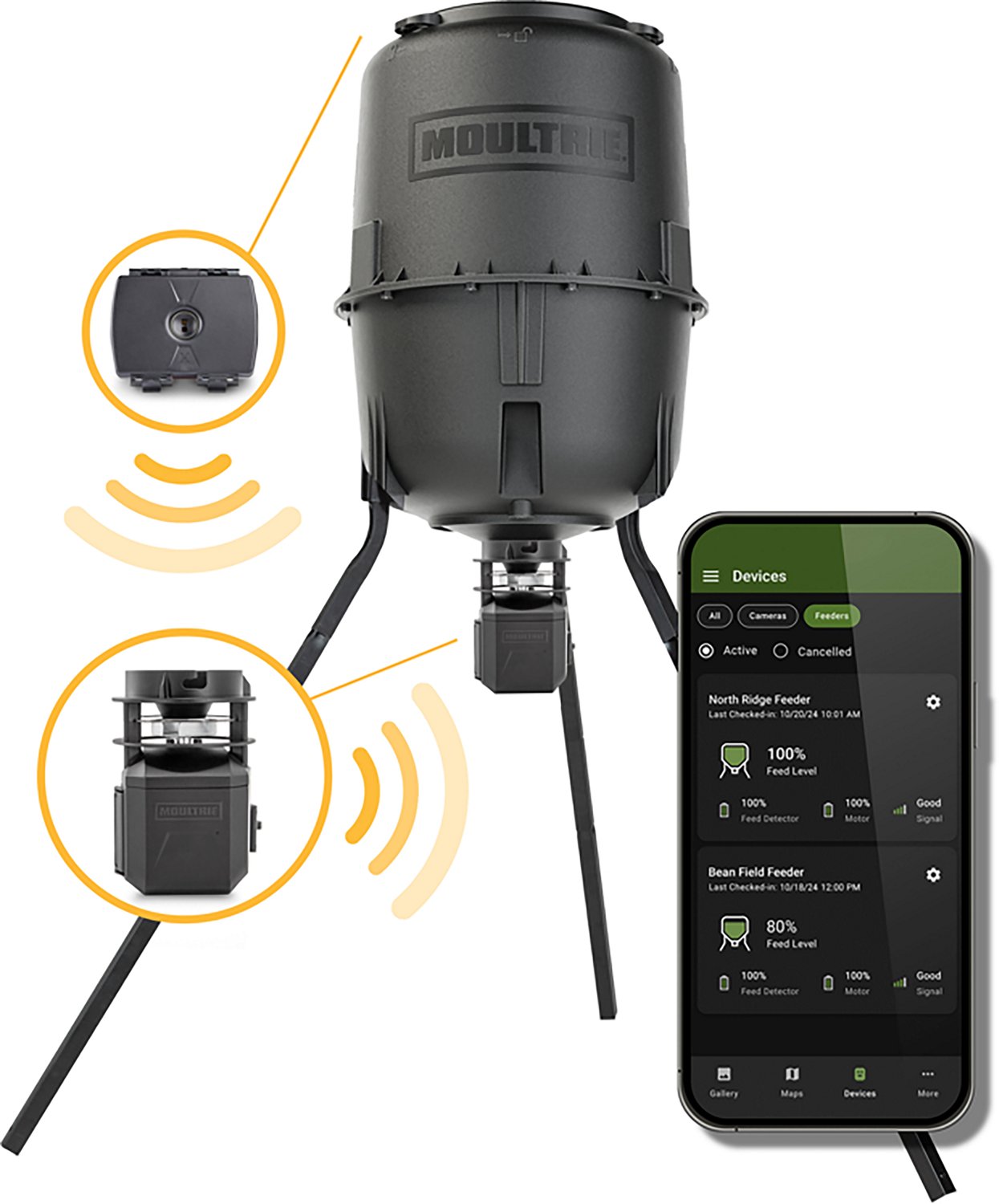 Moultrie 250 lb Pro II Cellular Deer Feeder Moultrie 250 lb Pro II Cellular Deer Feeder