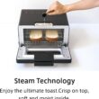BALMUDA The Toaster | Steam Oven Toaster | 5 Cooking Modes: Sandwich Bread, Artisan Bread, Pizza & Pastry, Oven | Precise Heat Control | Steam Technology | Baking Pan | US Version | White