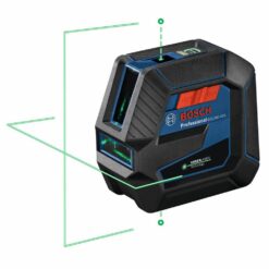 Bosch 165 ft. Green Combination Laser Level Self Leveling with VisiMax Technology, Fine Adjustment Mount & Hard Carrying Case GCL100-40G