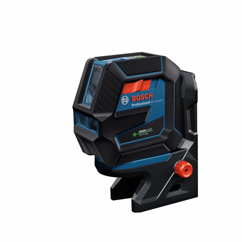 Bosch 165 ft. Green Combination Laser Level Self Leveling with VisiMax Technology, Fine Adjustment Mount & Hard Carrying Case GCL100-40G Bosch 165 ft. Green Combination Laser Level Self Leveling with VisiMax Technology, Fine Adjustment Mount & Hard Carrying Case GCL100-40G