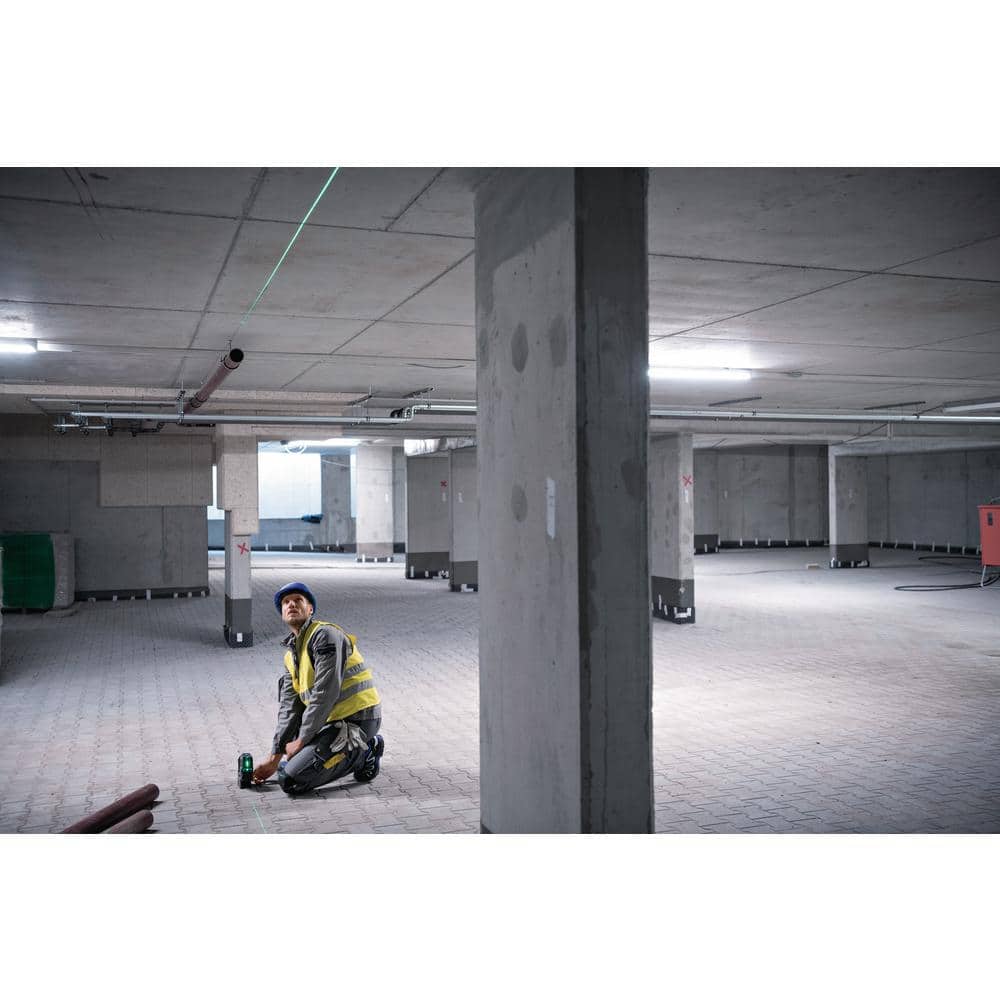 Bosch 165 ft. Green Combination Laser Level Self Leveling with VisiMax Technology, Fine Adjustment Mount & Hard Carrying Case GCL100-40G Bosch 165 ft. Green Combination Laser Level Self Leveling with VisiMax Technology, Fine Adjustment Mount & Hard Carrying Case GCL100-40G