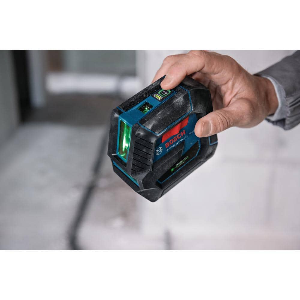 Bosch 165 ft. Green Combination Laser Level Self Leveling with VisiMax Technology, Fine Adjustment Mount & Hard Carrying Case GCL100-40G Bosch 165 ft. Green Combination Laser Level Self Leveling with VisiMax Technology, Fine Adjustment Mount & Hard Carrying Case GCL100-40G