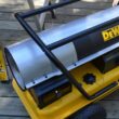 DEWALT Heavy Duty 215,000 BTU Yellow Forced Air Kerosene Outdoor Space Heater (6,500 sq. ft. Heating Area) DXH215HD
