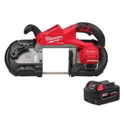 Milwaukee M18 FUEL 18V Lith-Ion Brushless Cordless Deep Cut Band Saw w/ (1) 5.0 Ah Battery 2929-20-48-11-1850