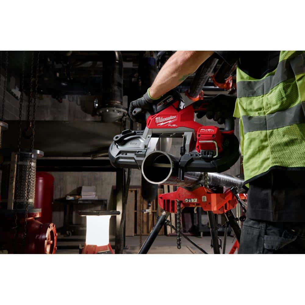 Milwaukee M18 FUEL 18V Lith-Ion Brushless Cordless Deep Cut Band Saw w/ (1) 5.0 Ah Battery 2929-20-48-11-1850
