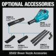 Makita 120 MPH 473 CFM 18V x2 (36V) LXT Lithium-Ion Brushless Cordless Leaf Blower Kit with 4 5.0 Ah Batteries XBU02PT1