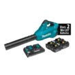 Makita 120 MPH 473 CFM 18V x2 (36V) LXT Lithium-Ion Brushless Cordless Leaf Blower Kit with 4 5.0 Ah Batteries XBU02PT1