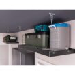 NewAge Products Pro Series 4ft. X 8ft. &nbsp;and 2ft. X 8ft. Wall Mounted Steel Shelf Set 2.0 in Black 40806