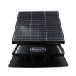 QuietCool 40-Watt Hybrid Solar/Electric Powered Roof Mount Attic Fan with Included Inverter for Nighttime Cooling AFR SLR-40