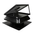 QuietCool 40-Watt Hybrid Solar/Electric Powered Roof Mount Attic Fan with Included Inverter for Nighttime Cooling AFR SLR-40