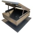Remington Solar 40-Watt Galvanized Black Steel Roof Mount Solar Attic Fan with Humidistat-Thermostat SF40-BLK
