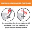 CAMO Wedge Stainless Steel Hidden Deck Fastener Clip (900-Count/500 sq. ft.) 0344656S CAMO Wedge Stainless Steel Hidden Deck Fastener Clip (900-Count/500 sq. ft.) 0344656S