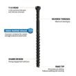 CAMO 2-3/8 in. Stainless Steel Exterior Decking Screw - Edge Hidden Deck Fasteners (1750-Count) 0345239S