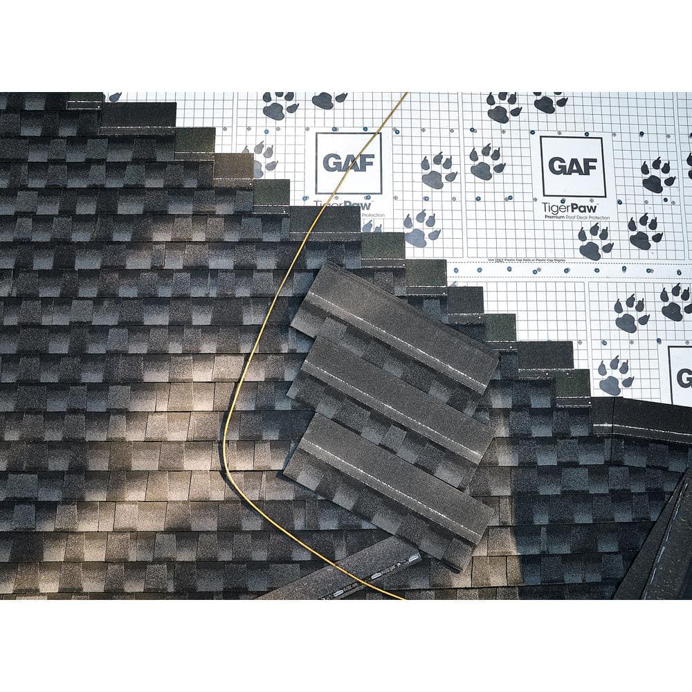 GAF Tiger Paw 1000 sq. ft. Premium Synthetic Roofing Underlayment Roll 0980 GAF Tiger Paw 1000 sq. ft. Premium Synthetic Roofing Underlayment Roll 0980