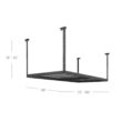 NewAge Products VersaRac Gray Adjustable Steel Overhead Garage Storage Rack (48 in W x 96 in D) 40151 NewAge Products VersaRac Gray Adjustable Steel Overhead Garage Storage Rack (48 in W x 96 in D) 40151