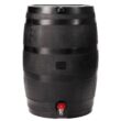 Phewnyzo 50 Gal. Black Plastic Rain Barrel, Recyclable Rain Water Collection Barrel Cabinet for Outdoor Plants, Garden, Landscape 28E105SA05