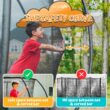 JUMPZYLLA Trampoline Outdoor 8FT 10FT 12FT 14FT 15FT 16FT with Enclosure and Ladder, ASTM Approved Recreational Trampoline for Kids and Adults, Anti-Rust Coated Frame