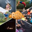 JUMPZYLLA Trampoline Outdoor 8FT 10FT 12FT 14FT 15FT 16FT with Enclosure and Ladder, ASTM Approved Recreational Trampoline for Kids and Adults, Anti-Rust Coated Frame