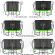 JUMPZYLLA Trampoline Outdoor 8FT 10FT 12FT 14FT 15FT 16FT with Enclosure and Ladder, ASTM Approved Recreational Trampoline for Kids and Adults, Anti-Rust Coated Frame
