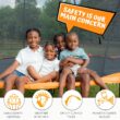 JUMPZYLLA Trampoline Outdoor 8FT 10FT 12FT 14FT 15FT 16FT with Enclosure and Ladder, ASTM Approved Recreational Trampoline for Kids and Adults, Anti-Rust Coated Frame
