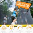 JUMPZYLLA Trampoline Outdoor 8FT 10FT 12FT 14FT 15FT 16FT with Enclosure and Ladder, ASTM Approved Recreational Trampoline for Kids and Adults, Anti-Rust Coated Frame