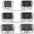JUMPZYLLA Trampoline Outdoor 8FT 10FT 12FT 14FT 15FT 16FT with Enclosure and Ladder, ASTM Approved Recreational Trampoline for Kids and Adults, Anti-Rust Coated Frame