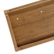 LUE BONA 48 in. x 18 in. x 30 in. Teak Raised Planter Boxes, Elevated Plastic Garden Bed Stand for Backyard, Patio, Balcony DPTHD230022-10