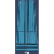 ALL METAL WORKS 24 inch by 72 inch Rectangle Hawaiian Blue Metal Planter Box PTTM2X6X18-HAWAIIANBLUE
