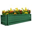 ALL METAL WORKS 24 inch by 72 inch Rectangle Emerald Green Metal Planter Box PTTM2X6X18-EMERALDGREEN
