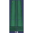ALL METAL WORKS 24 inch by 72 inch Rectangle Forest Green Metal Planter Box PTTM2X6X18-FORESTGREEN