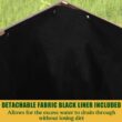 VEIKOUS 71 in. L x 31 in. W Large Wooden Raised Garden Bed Outdoor with Legs and Liner, Carbonized PG0102-08RT VEIKOUS 71 in. L x 31 in. W Large Wooden Raised Garden Bed Outdoor with Legs and Liner, Carbonized PG0102-08RT