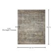 LOLOI II Layla Antique/Moss 9 ft. x 12 ft. Distressed Oriental Printed Area Rug LAYLLAY-13ANMO90C0