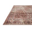 LOLOI II Layla Cinnamon/Sage 9 ft. x 12 ft. Distressed Bohemian Printed Area Rug LAYLLAY-11CMSG90C0