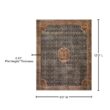 LOLOI II Layla Cobalt Blue/Spice 9 ft. x 12 ft. Distressed Bohemian Printed Area Rug LAYLLAY-09CUSQ90C0