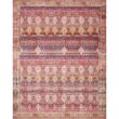 LOLOI II Layla Magenta/Multi 9 ft. x 12 ft. Distressed Bohemian Printed Area Rug LAYLLAY-15XMML90C0