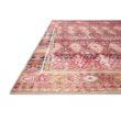 LOLOI II Layla Magenta/Multi 9 ft. x 12 ft. Distressed Bohemian Printed Area Rug LAYLLAY-15XMML90C0