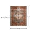 LOLOI II Layla Ocean/Multi 9 ft. x 12 ft. Distressed Bohemian Printed Area Rug LAYLLAY-05OCML90C0