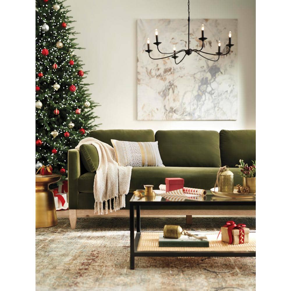 LOLOI II Layla Olive/Charcoal 9 ft. x 12 ft. Distressed Oriental Printed Area Rug LAYLLAY-03OLCC90C0